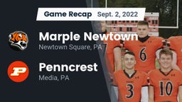 Recap: Marple Newtown  vs. Penncrest  2022