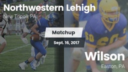 Matchup: Northwestern Lehigh vs. Wilson  2017