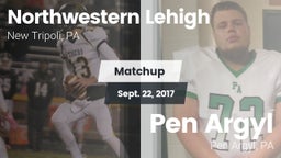 Matchup: Northwestern Lehigh vs. Pen Argyl  2017