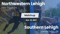 Matchup: Northwestern Lehigh vs. Southern Lehigh  2017