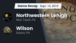Recap: Northwestern Lehigh  vs. Wilson  2019