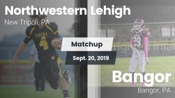 Matchup: Northwestern Lehigh vs. Bangor  2019