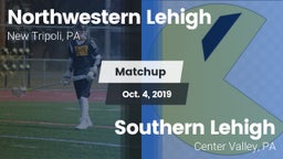 Matchup: Northwestern Lehigh vs. Southern Lehigh  2019