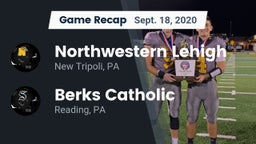 Recap: Northwestern Lehigh  vs. Berks Catholic  2020