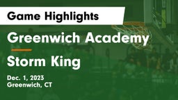Greenwich Academy vs Storm King Game Highlights - Dec. 1, 2023