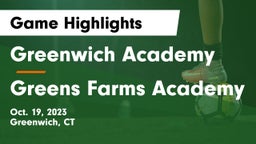 Greenwich Academy vs Greens Farms Academy Game Highlights - Oct. 19, 2023