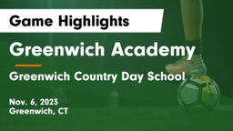 Greenwich Academy vs Greenwich Country Day School Game Highlights - Nov. 6, 2023
