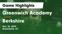 Greenwich Academy  vs Berkshire Game Highlights - Oct. 26, 2019