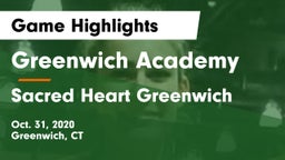 Greenwich Academy  vs Sacred Heart Greenwich Game Highlights - Oct. 31, 2020
