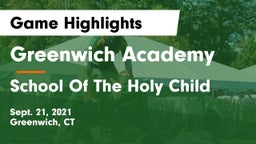 Greenwich Academy  vs School Of The Holy Child Game Highlights - Sept. 21, 2021