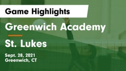 Greenwich Academy  vs St. Lukes Game Highlights - Sept. 28, 2021