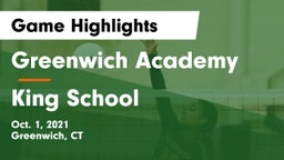 Greenwich Academy  vs King School Game Highlights - Oct. 1, 2021