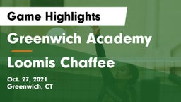 Greenwich Academy  vs Loomis Chaffee Game Highlights - Oct. 27, 2021