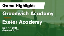 Greenwich Academy  vs Exeter Academy Game Highlights - Nov. 17, 2021