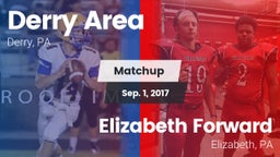 Matchup: Derry Area vs. Elizabeth Forward  2017