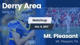 Matchup: Derry Area vs. Mt. Pleasant  2017