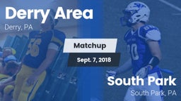 Matchup: Derry Area vs. South Park  2018