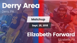 Matchup: Derry Area vs. Elizabeth Forward  2018