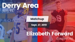 Matchup: Derry Area vs. Elizabeth Forward  2019