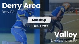 Matchup: Derry Area vs. Valley  2020