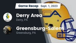 Recap: Derry Area vs. Greensburg-Salem  2023