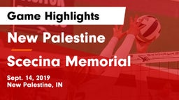 New Palestine  vs Scecina Memorial  Game Highlights - Sept. 14, 2019
