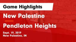 New Palestine  vs Pendleton Heights  Game Highlights - Sept. 19, 2019
