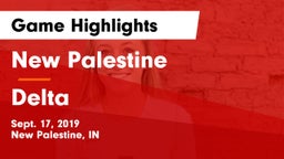 New Palestine  vs Delta  Game Highlights - Sept. 17, 2019