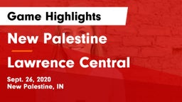 New Palestine  vs Lawrence Central Game Highlights - Sept. 26, 2020