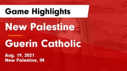 New Palestine  vs Guerin Catholic  Game Highlights - Aug. 19, 2021