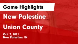 New Palestine  vs Union County  Game Highlights - Oct. 2, 2021