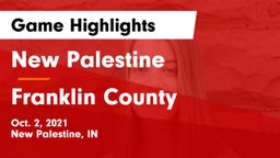 New Palestine  vs Franklin County Game Highlights - Oct. 2, 2021