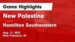 New Palestine  vs Hamilton Southeastern  Game Highlights - Aug. 17, 2022