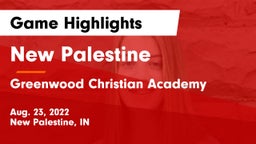 New Palestine  vs Greenwood Christian Academy  Game Highlights - Aug. 23, 2022