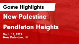 New Palestine  vs Pendleton Heights  Game Highlights - Sept. 15, 2022