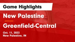 New Palestine  vs Greenfield-Central  Game Highlights - Oct. 11, 2022