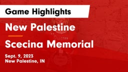 New Palestine  vs Scecina Memorial  Game Highlights - Sept. 9, 2023