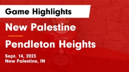 New Palestine  vs Pendleton Heights  Game Highlights - Sept. 14, 2023