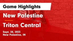 New Palestine  vs Triton Central  Game Highlights - Sept. 28, 2023