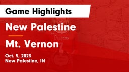 New Palestine  vs Mt. Vernon  Game Highlights - Oct. 5, 2023