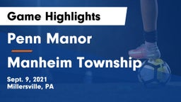 Penn Manor  vs Manheim Township  Game Highlights - Sept. 9, 2021