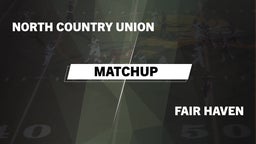 Matchup: North Country Union vs. Fair Haven  2016