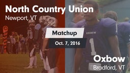 Matchup: North Country Union vs. Oxbow  2016
