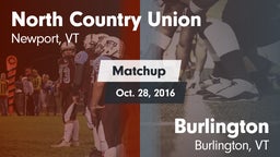 Matchup: North Country Union vs. Burlington  2016