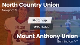 Matchup: North Country Union vs. Mount Anthony Union  2017