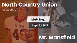 Matchup: North Country Union vs. Mt. Mansfield 2016
