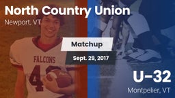 Matchup: North Country Union vs. U-32  2017