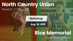 Matchup: North Country Union vs. Rice Memorial  2018
