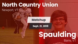 Matchup: North Country Union vs. Spaulding  2018