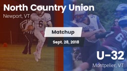 Matchup: North Country Union vs. U-32  2018